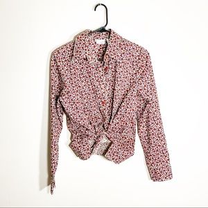 White Stag Floral Blouse